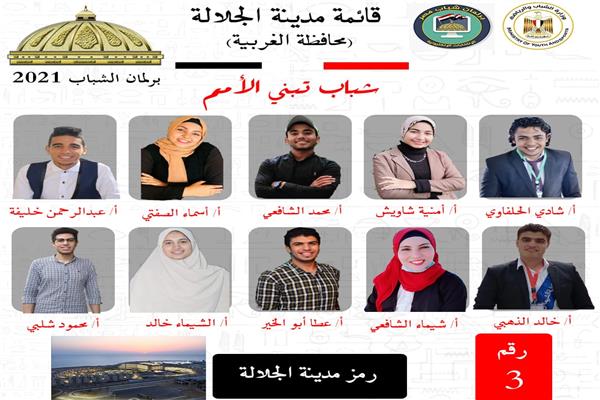 قائمة مدينة الجلالة ببرلمان الشباب