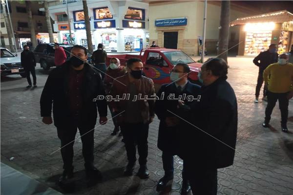 نائب محافظ المنيا يتابع تطبيق إجراءات مواجهة فيروس كورونا