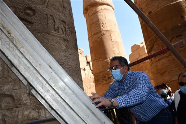 وزير السياحة خلال الحدث 