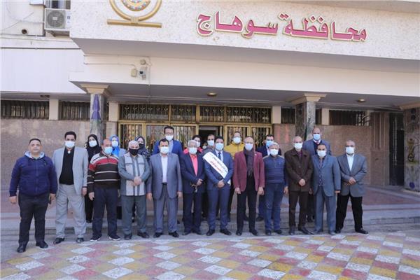 فوز عبد الهادى بلقب المدير المثالي  للعام الثانى على التوالى بسوهاج