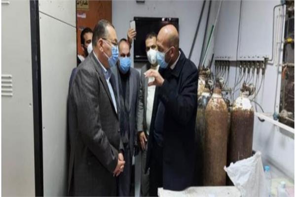محافظ الشرقية يتفقد مستشفى الحسينية