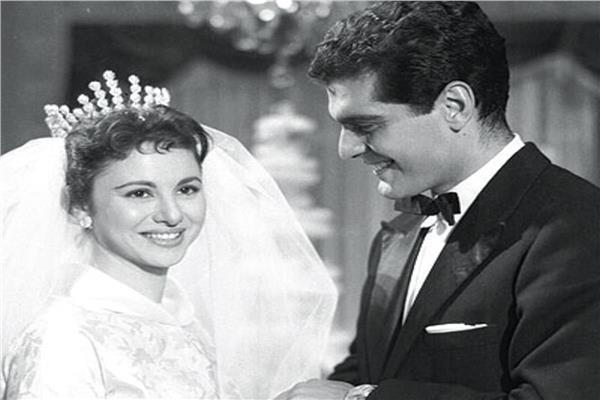 حفل زفاف الفنان عمر الشريف و الفنانة فاتن حمامة 