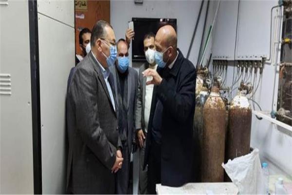 فحص أجهزة التنفس الصناعى بالحسينية