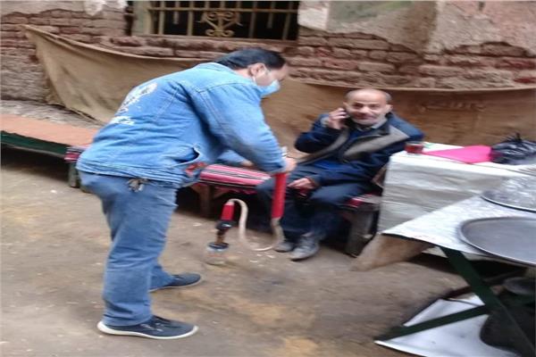 تطبيق الغرامات الفورية لغير الملتزمين بارتداء الكمامات بالمنيا