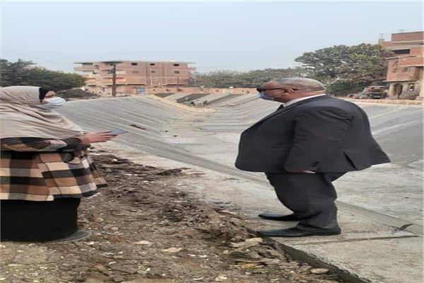 مشروع تبطين الترع بالمنوفيه