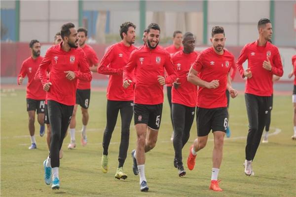 صورة من مران الأهلي