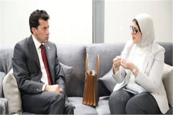 وزيري الرياضة والصحة