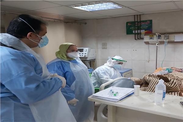 زيارة تفقدية لمديرة عام الطب العلاجي لمستشفى المنشاوي العام