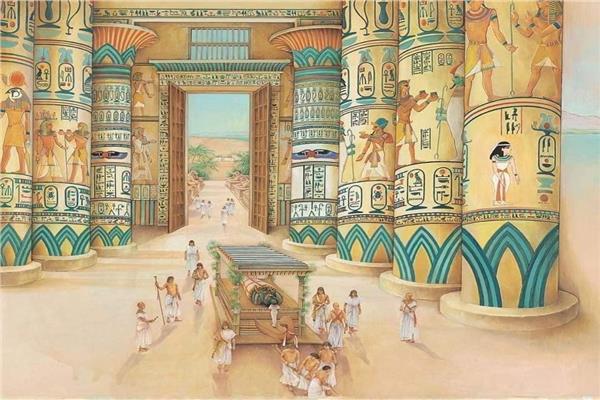 الزخارف النباتية في العمارة المصرية القديمة بوابة أخبار اليوم الإلكترونية