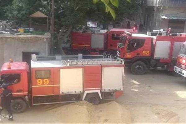 مصرع و اصابة 9 فى حريق مصنع ملابس بشرق الاسكندرية