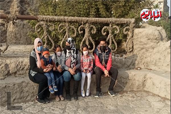 صورة من جولة البواية داخل الحديقة