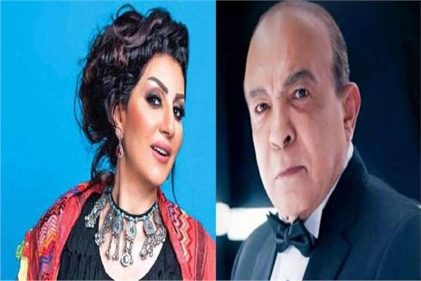 الفنانة وفاء عامر و الفنان هادي الجيار