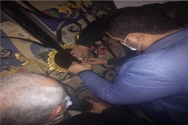 غلق قاعة أفراح بالمنيا 