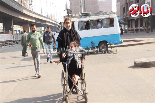 معاناة ذوى الهمم فى الشوارع المصرية