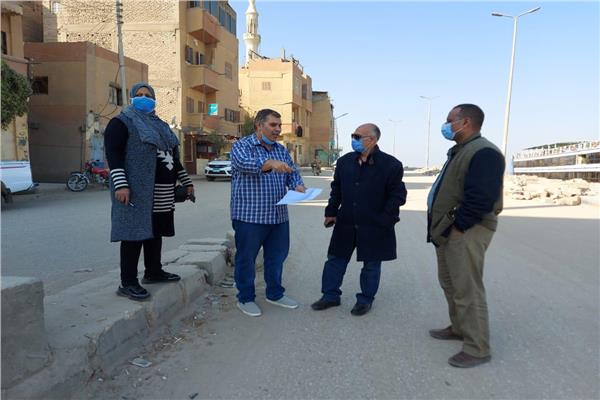 العمل على قدم وساق لتطوير وتجميل كورنيش إسنا 