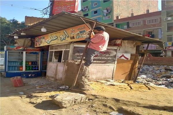 إزالة سوق عشوائي في كرداسة