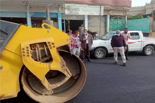 رصف طريق الخطاطبة