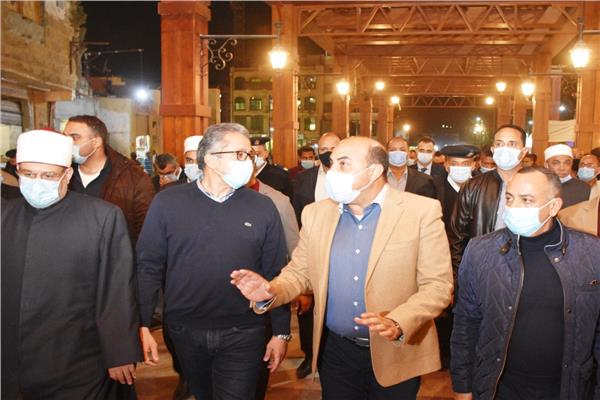 وزيرى الأوقاف والسياحة والأثار