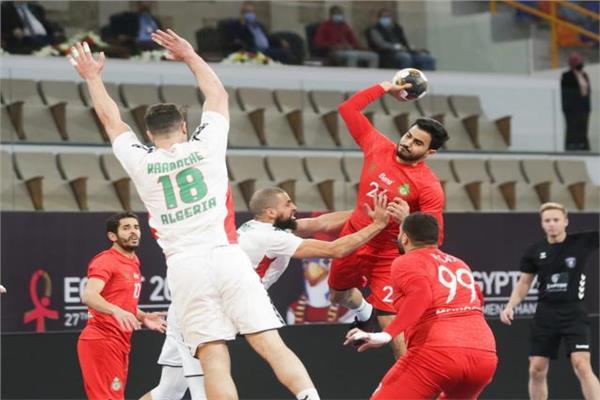 المغرب في المباراة السابقة أمام الجزائر