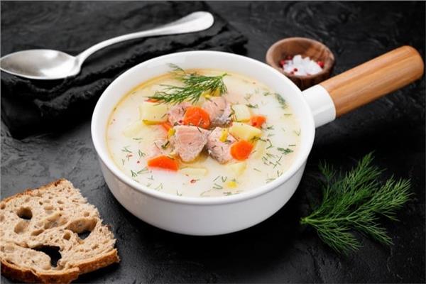 شوربة السالمون الفنلندية