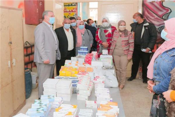 جامعة طنطا فحص 808 حالة من أهالى قرية الكرما مركز السنطة