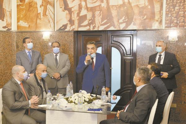 اللواء طارق مرزوق و الكاتب الصحفى الكبير خالد ميرى