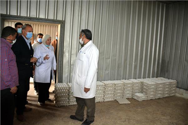 محافظ القليوبية خلال تفقد للمشروع