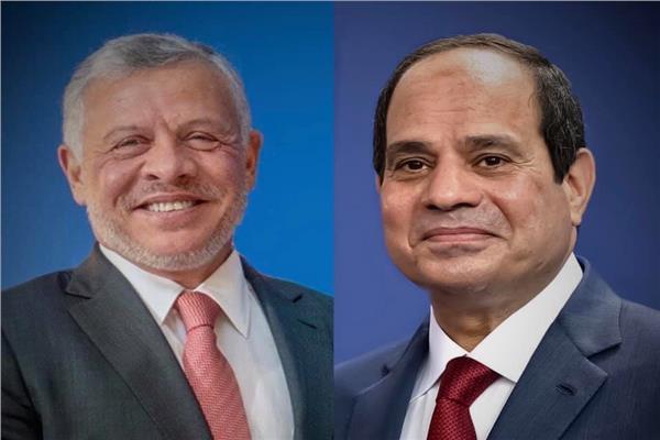 الرئيس السيسي والملك عبد الله - أرشيفية