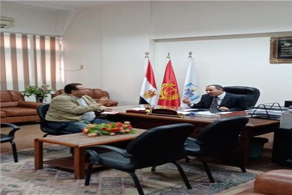د. مجدي البنا مع محرر بوابة أخبار اليوم