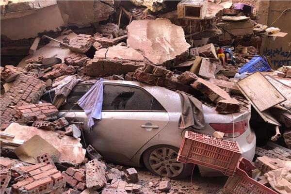 المنزل المنهار بالمحلة آيل للسقوط وصدر له قرار ازالة