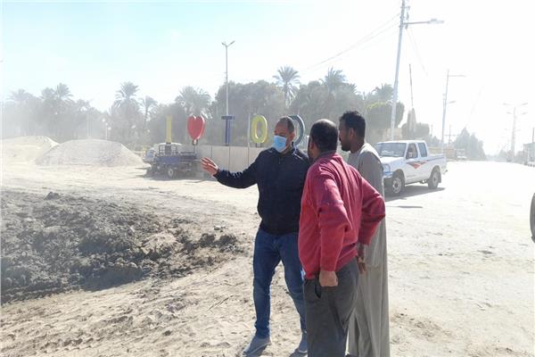 إحلال وتجديد كوبري وتبطين ترعة بمدينة الطود بالأقصر