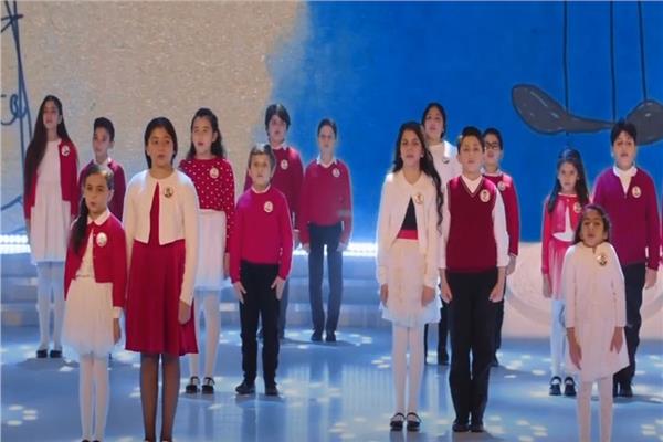 كورال غنائي لأبناء الشهداء في احتفالية عيد الشرطة الـ 69