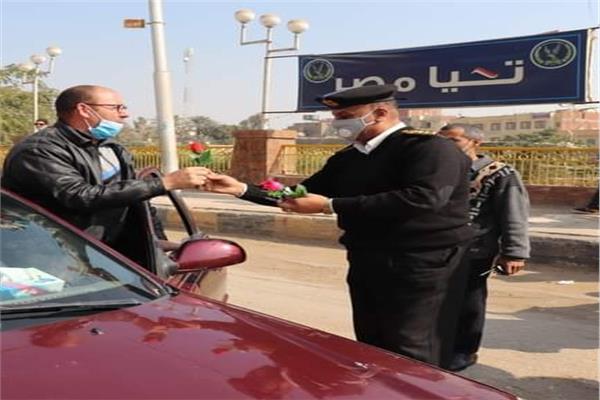  رجال الشرطة بمديرية أمن بني سويف