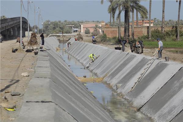 تأهيل وتبطين الترع
