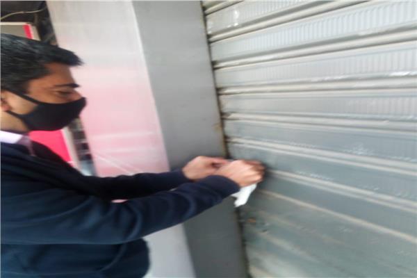 حملة مكبرة على المحلات التجارية والمطاعم والمقاهي بالبياضية للتأكد من تطبيق الإجراءات الإحترازية 
