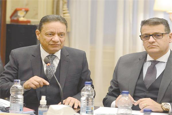 الكاتب الصحفى كرم جبر خلال مشاركته فى اجتماع لجنة حقوق الإنسان