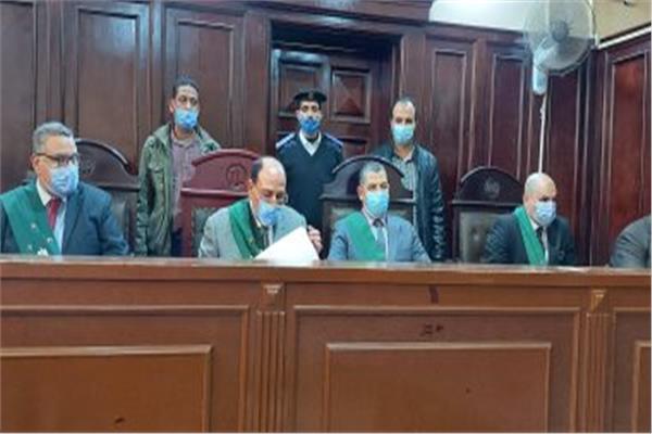 هيئة المحكمة برئاسة المستشار محمد نصر الدين بركات