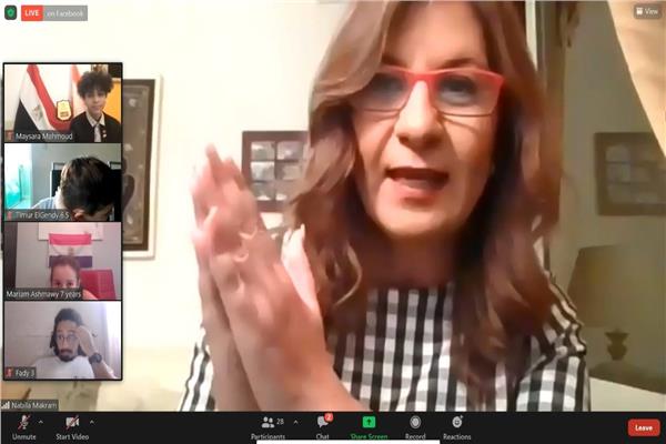 السفيرة نبيلة مكرم  وزيرة الدولة للهجرة وشئون المصريين بالخارج