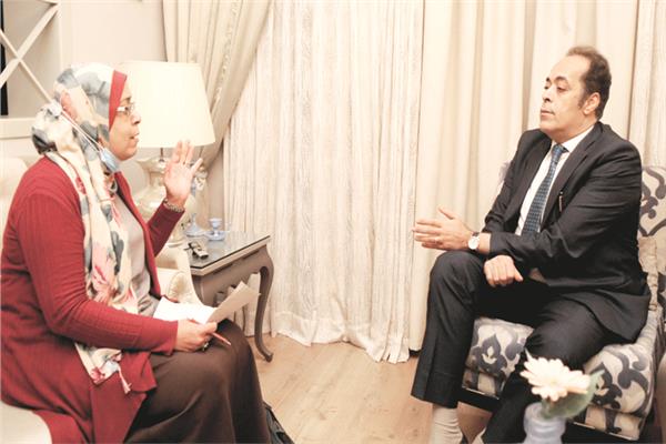د. جمال سلامة خلال حواره مع «الأخبار»