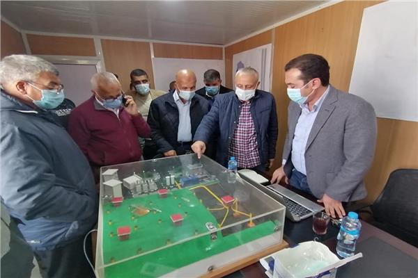 خلال تفقد المشروع 