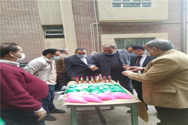 سويد وعنتر يفتتحا المعرض الدوري لمنتجات المدارس الفنية الزراعية 