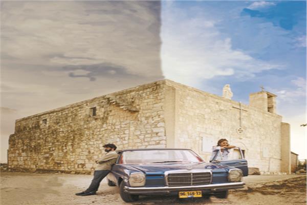 مشهد من فيلم بين الجنة والارض