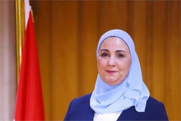  نيفين القباح وزيرة التضامن الاجتماعي