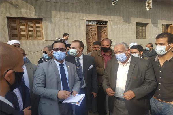 خلال  جولة وفد وزارة التخطيط الميدانية بمحافظة المنيا