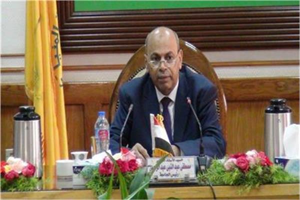 الدكتور مصطفى عبدالنبي عبدالرحمن رئيس جامعة المنيا