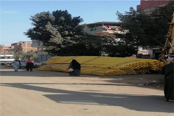 بدء توصيل الغاز الطبيعى بقرى سلامون