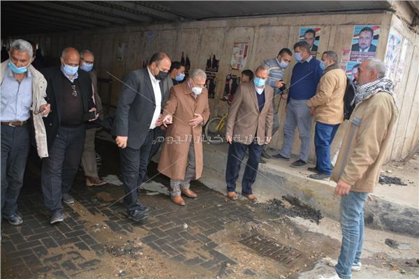 القليوبية تشفط مياه الأمطار من الأنفاق وتستعد لطقس السئ