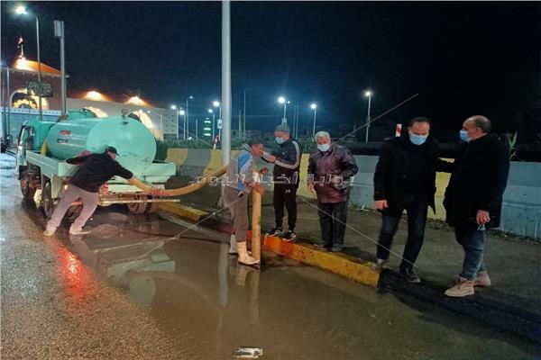 استمرار رفع درجة الاستعداد القصوى لمواجهة الظروف الجوية بالغربية