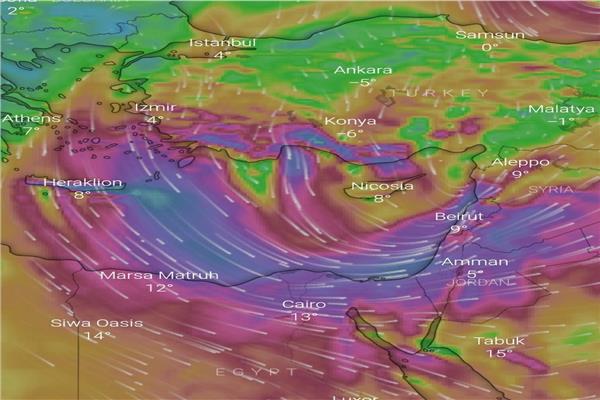 الأرصاد تكشف تطورات جديدة بشأن «عاصفة الأمل»