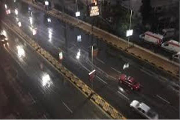 امطار خفيفة تضرب محافظة الجيزة.. صور